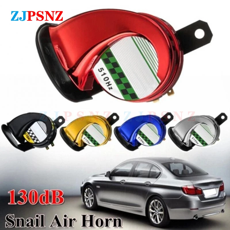 

DC12V 130dB Snail Air Motorcycle Horn Siren Super Loud 510Hz Waterproof Horn For Car Auto Truck Boat Motorcycles Universal