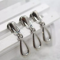 10pcs 3 5 zipper sliders metal zipper pulls zipper head for bags clothes sewing tools accessories supplies