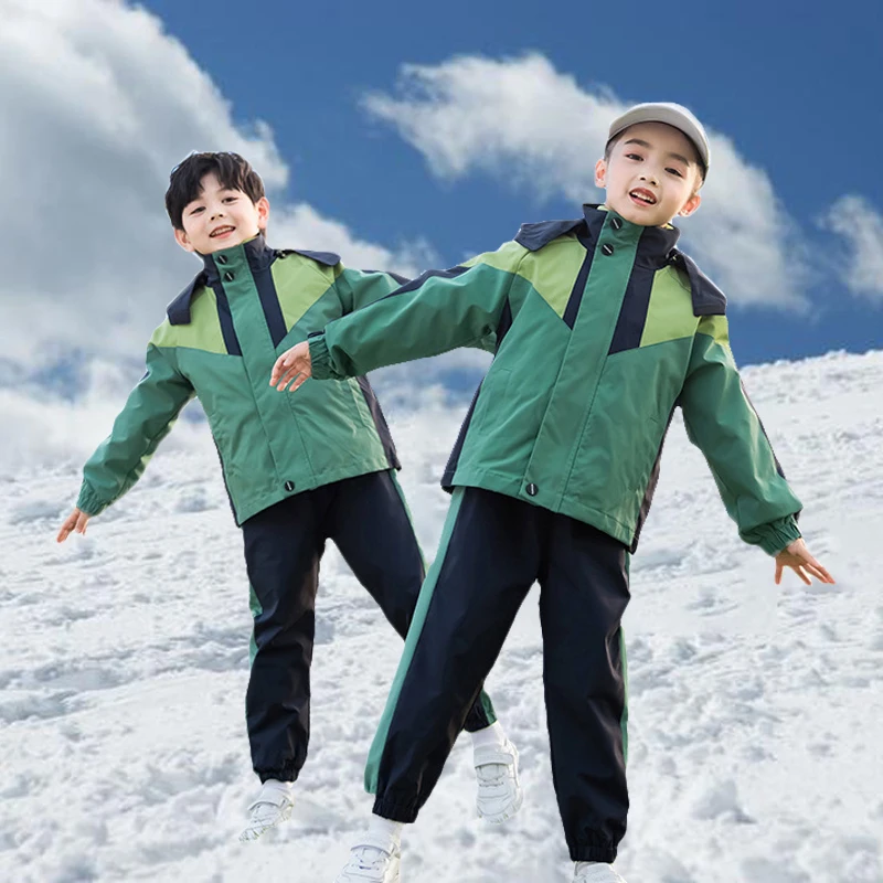 

Waterproof Baby Boy Girl One Piece Snowsuit Thick Warm Kids Ski Jumpsuit Outdoor Sport Children Mountain Overalls Alpine Clothes