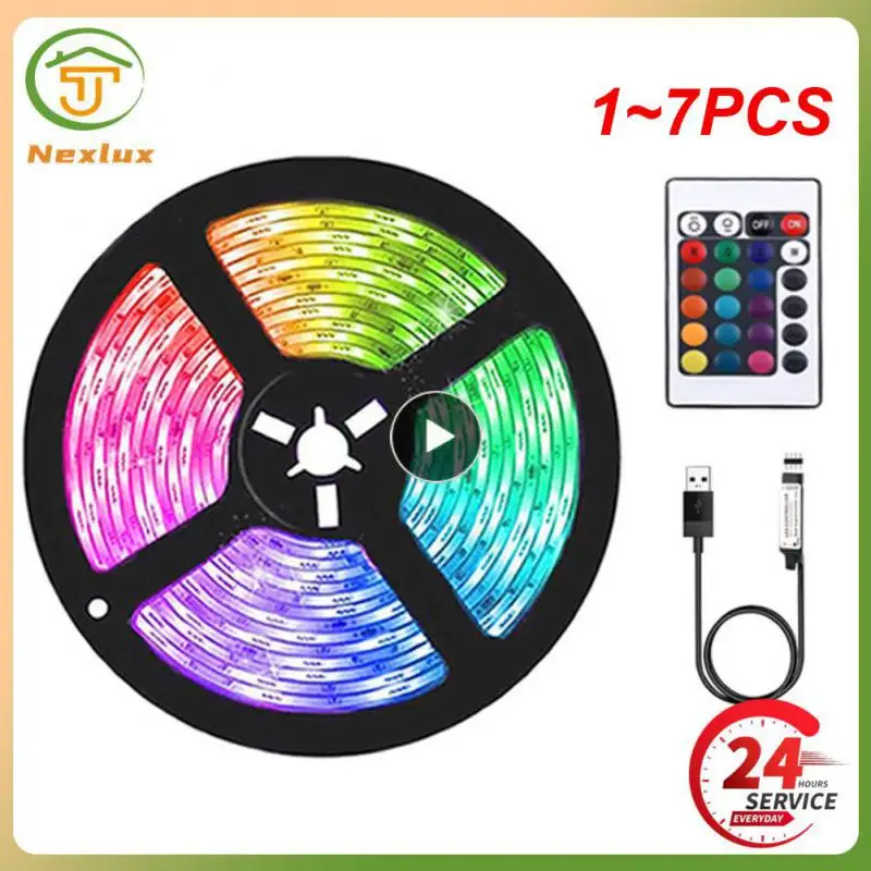

Светодиодная лента 5050 RGB 1-30 м, 5 В, 1-7 шт.