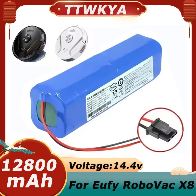 Фото Аккумулятор для робота-пылесоса емкостью 6500 мАч для Eufy RoboVac L10 L70 Hybrid T2190 X8 Pro SE Qihoo 360 S9 X90 X95. №2