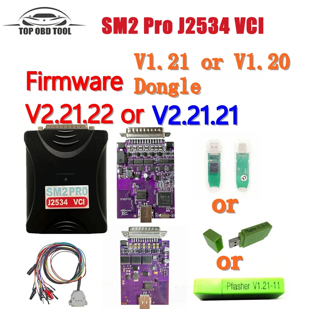 

21.22 Newest SM2 Pro J2534 VCI 12V/24V ECU Programmer Read&Write 67 Modules Scanmatik 2 Pro FLASH 67 IN 1 67IN1