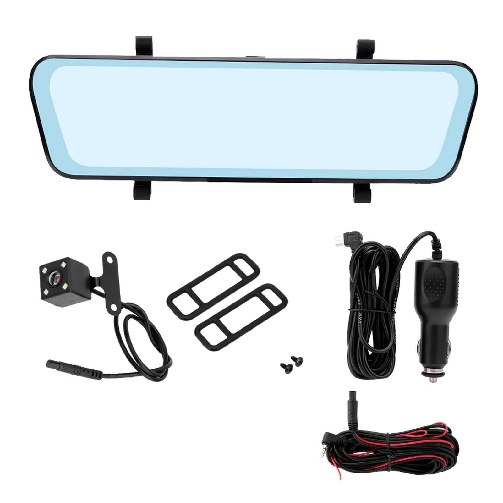 

6.88inch 1080P IPS Screen Car DVR Dual Lens Dash Cam Reverse Camera Night Vision Car