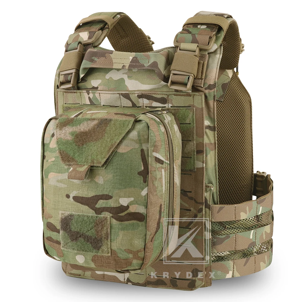 KRYDEX Tactial Большая медицинская сумка IFAK Разрывная Quick Release MOLLE Открытая аптечка