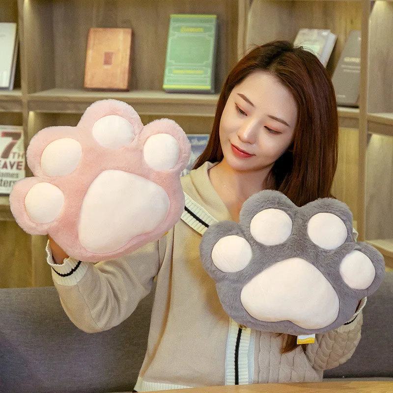 

Kawaii Paw Pillow Animal Seat Cushion Stuffed Cat Paw Flower Pillow Plush Sofa Indoor Floor Home Chair Decor Children Gift