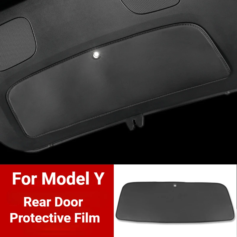 

Trunk Door Anti-fouling Mat Protective Pad Rear Trunk Mat Rear Guard Strip Anti Kick Scratch Protection for Tesla Model Y