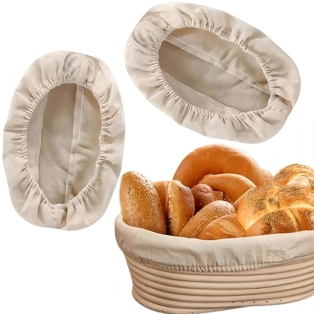 Корзина для хлеба из эллиптического ротанга 2 шт.