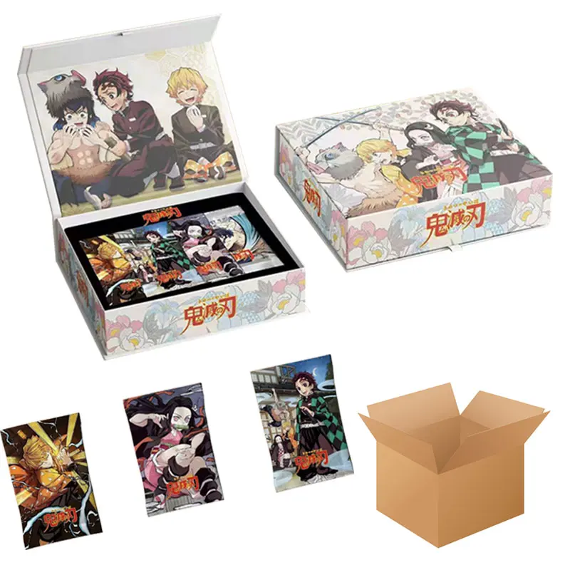 Карты Demon Slayer Booster Box Collection Oumeng Creative-Demon Slayer-wave 1 оптовая продажа чехол для игры в