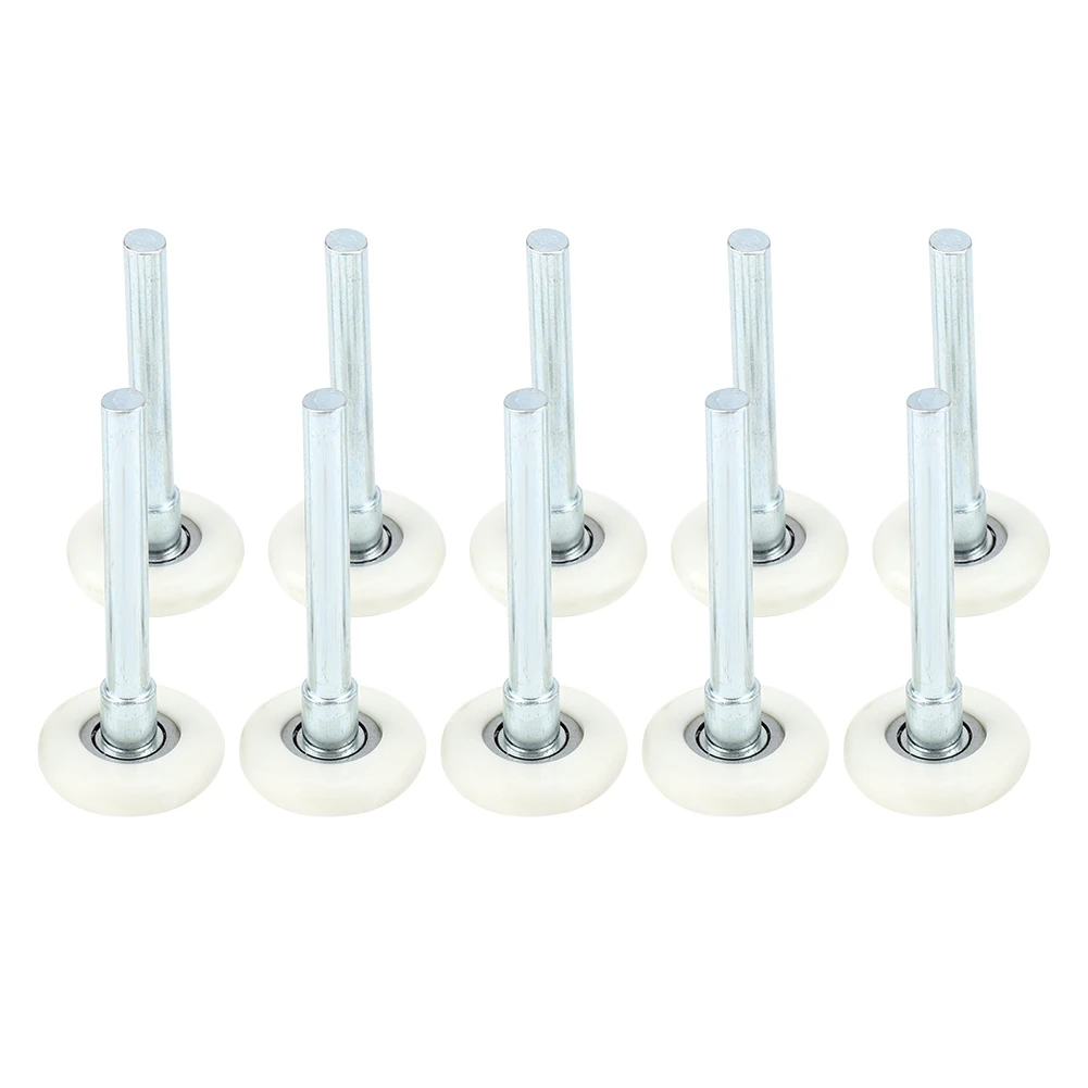 

10PCS Garage Door Gate Nylon Roller Sectional Replacement Bearing Wheel 2'' Stem Garage Door Roller Garage Door Roller Garage