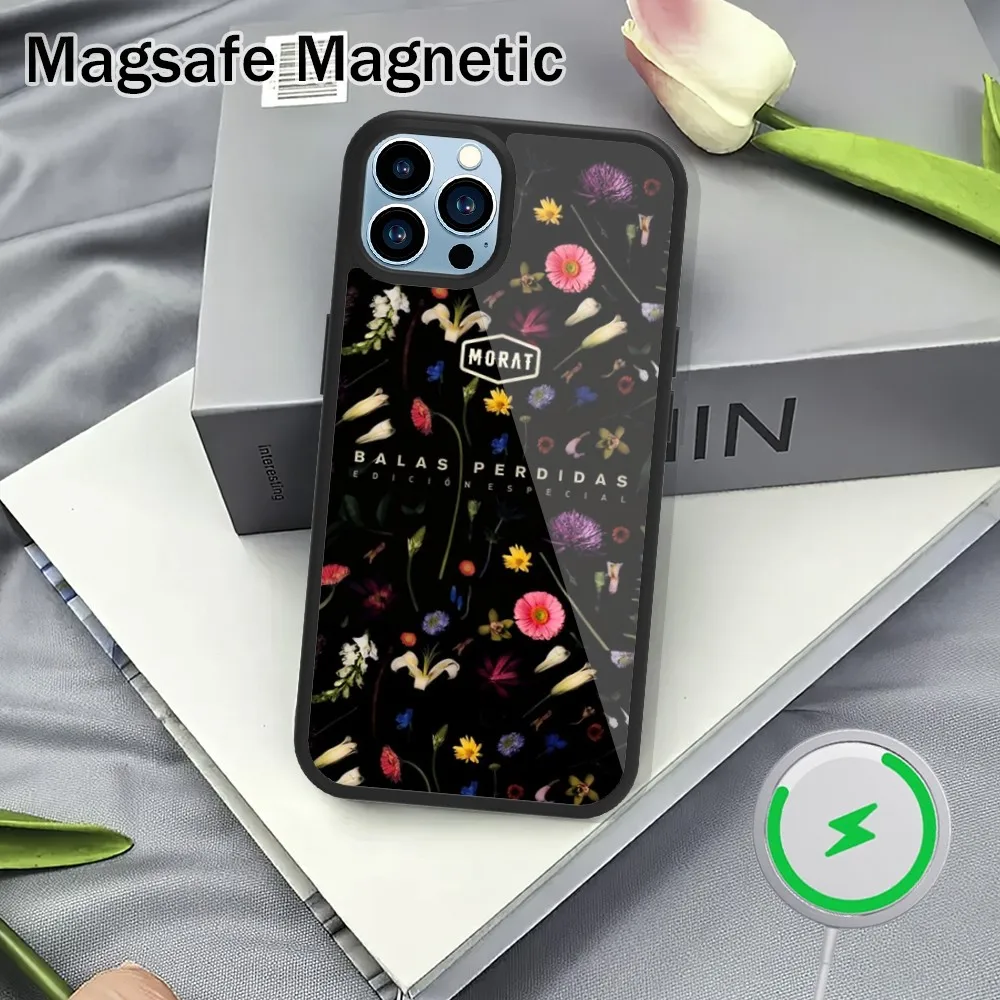 Чехол для телефона Band M-Morat Balas Perdidas iPhone 16 15 14 13 12 11 Plus Pro Max Magsafe с магнитной