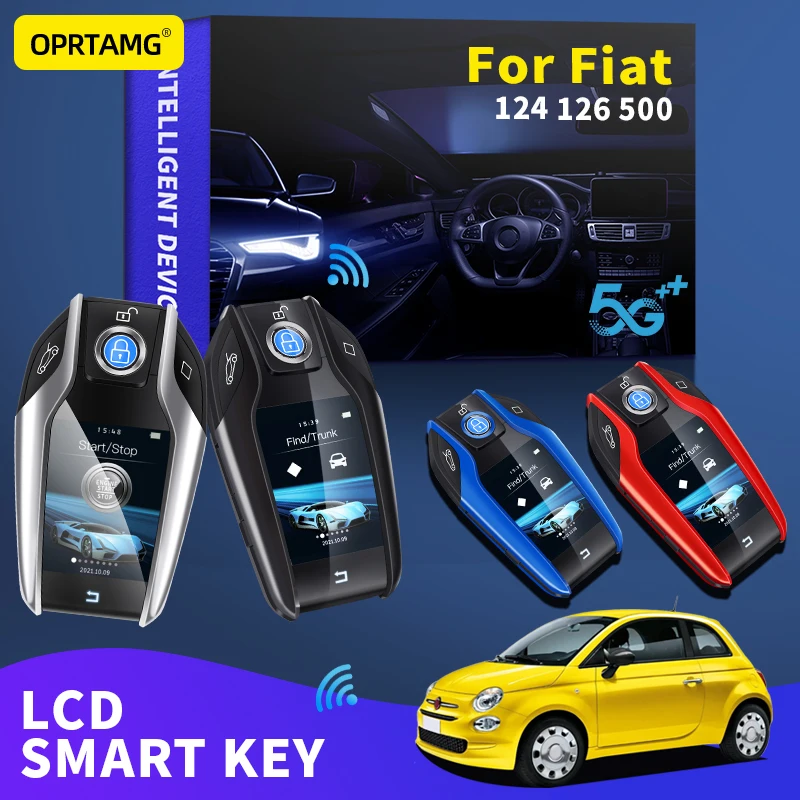 

Брелок для ключей с ЖК-дисплеем для Fiat 124 126 500 1994 1995 1996 1997 1998 1999 2000 2001 2002 2003 2004 2005 2006