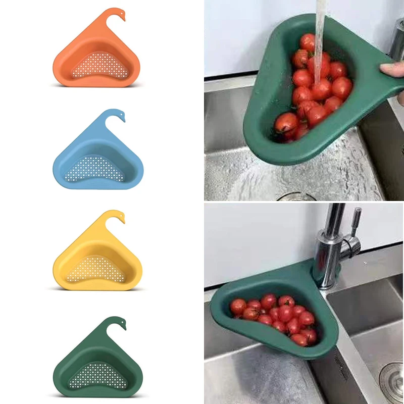 

Сливная корзина, подвесная корзина с фильтром для мусора, кухонная корзина для мытья овощей, сушка на воздухе