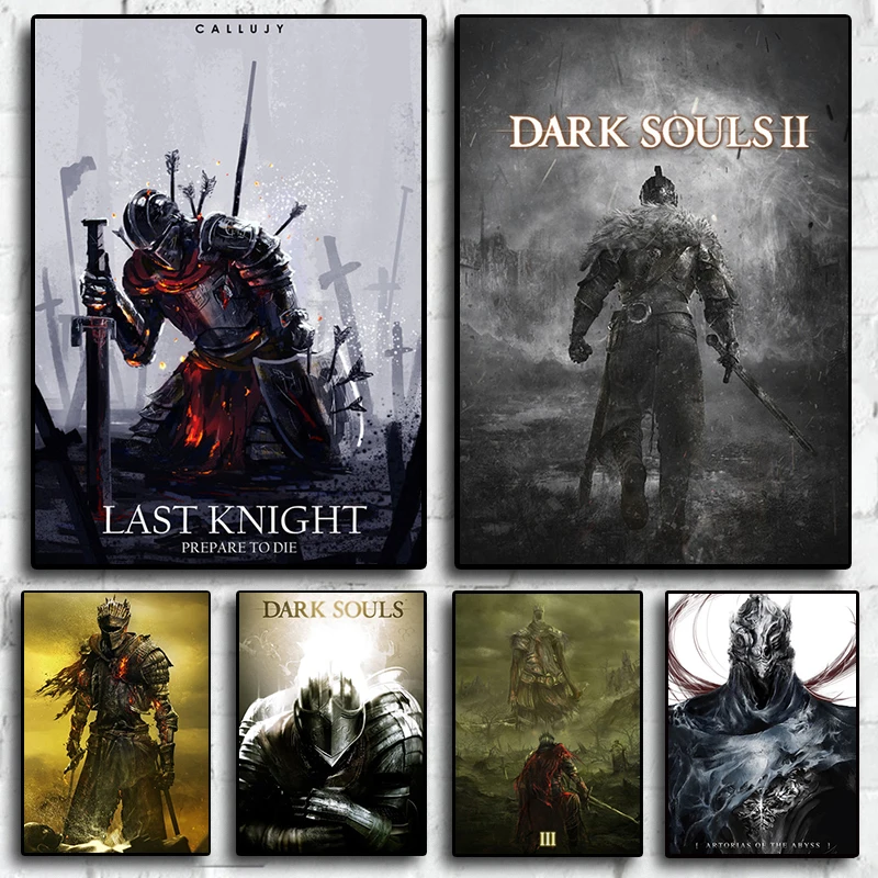 

Games DARK SOULS Print Art Canvas Poster For Living Room Decoration Home Wall Picture