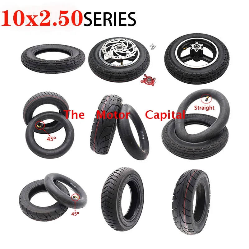 

10x2.50 Pneumatic Tire TUOVT 60/80-6 Inner Outer Tyre for Electric Scooter Balance Car 10 Inch 10x2.5 Thickened Tire