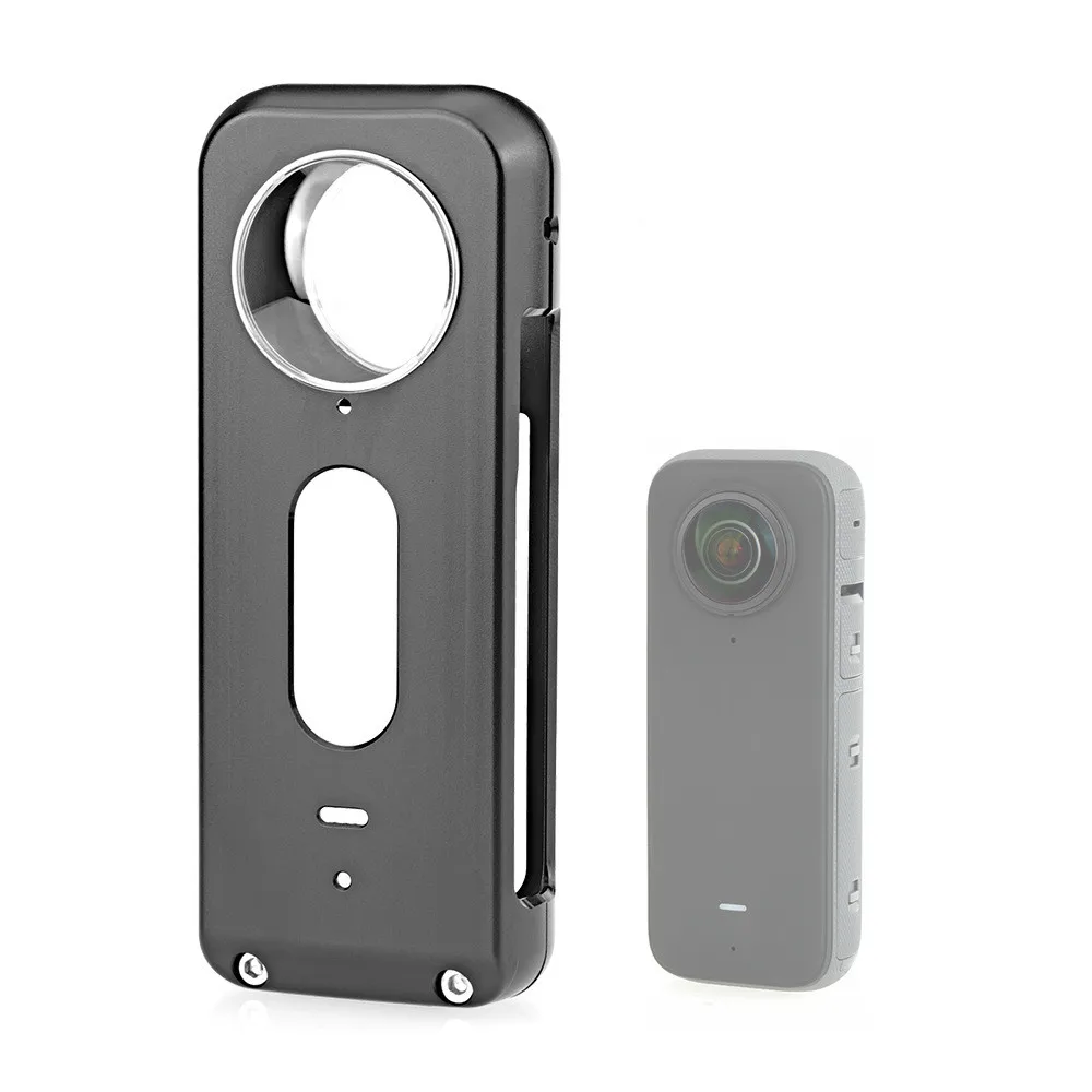 Metal Protective Cage For Insta360 X3 Action Camera Accessories Lightweight Housing Frame & Lens Protector Cover For Insta360 X3