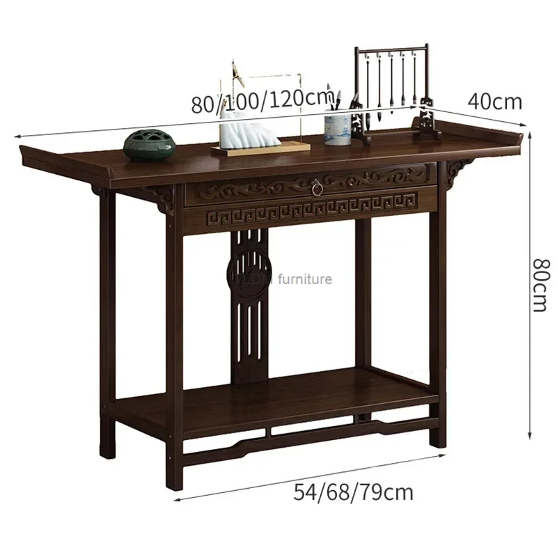 Китайские консоли из массива дерева столы для прихожей стол орехового