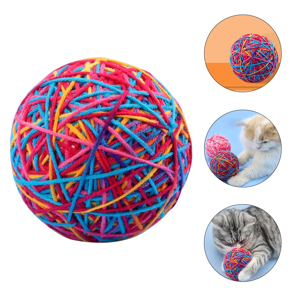 

Cat Balls Toy Kitten Squeaky Toy Interactive Cat Balls Toy Kitten Teasing Balls Toy Kitten Plaything