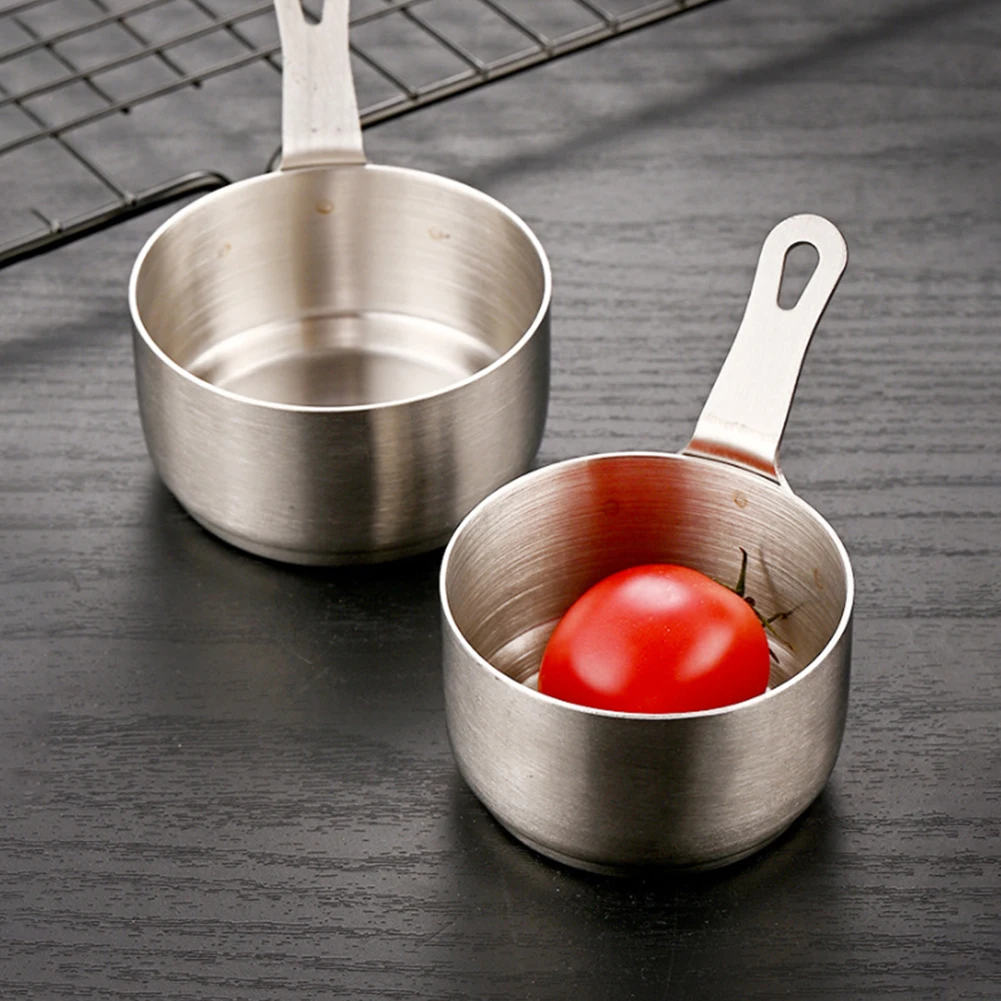 

Non-stick Small Milk Pot Stainless Steel Mini Thickened Soup Pot Double Bottom Household Pot Saucepan For Kitchen Cookware