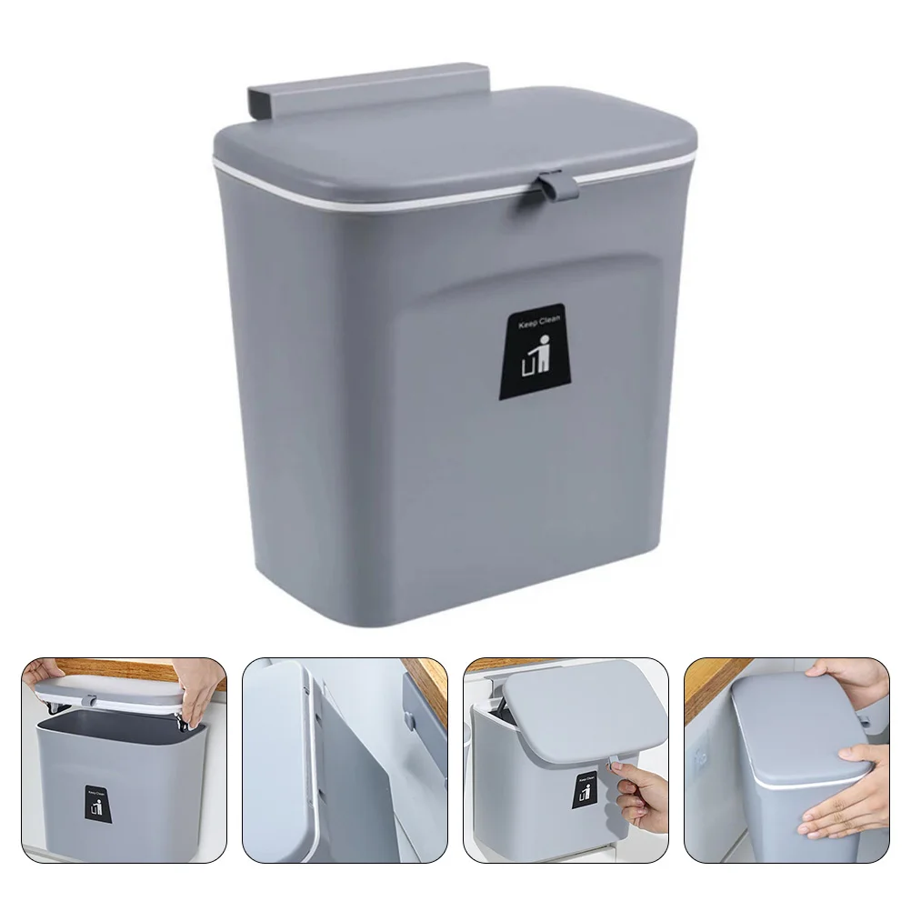 

Can Trash Lid Hanging Kitchen Garbage Cabinet Wall Mini Waste Bin Basket Your Trashcan Outdoor Bucket Camping Wastebasket