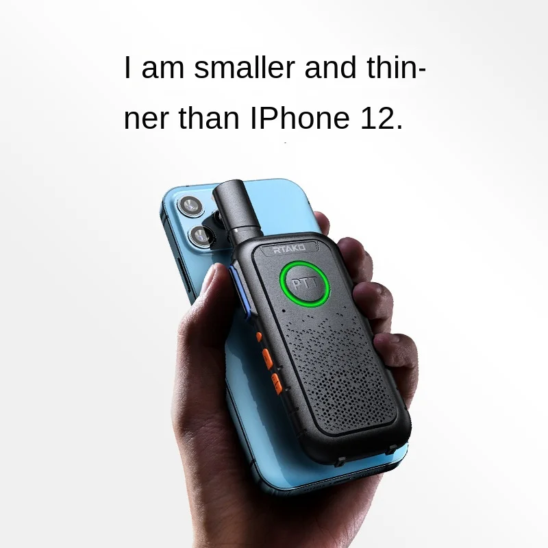 Outdoor Wireless High-power Hand-held Walkie-talkies for Civil Use; Ultra-thin Mini-handstand At Hotel Site