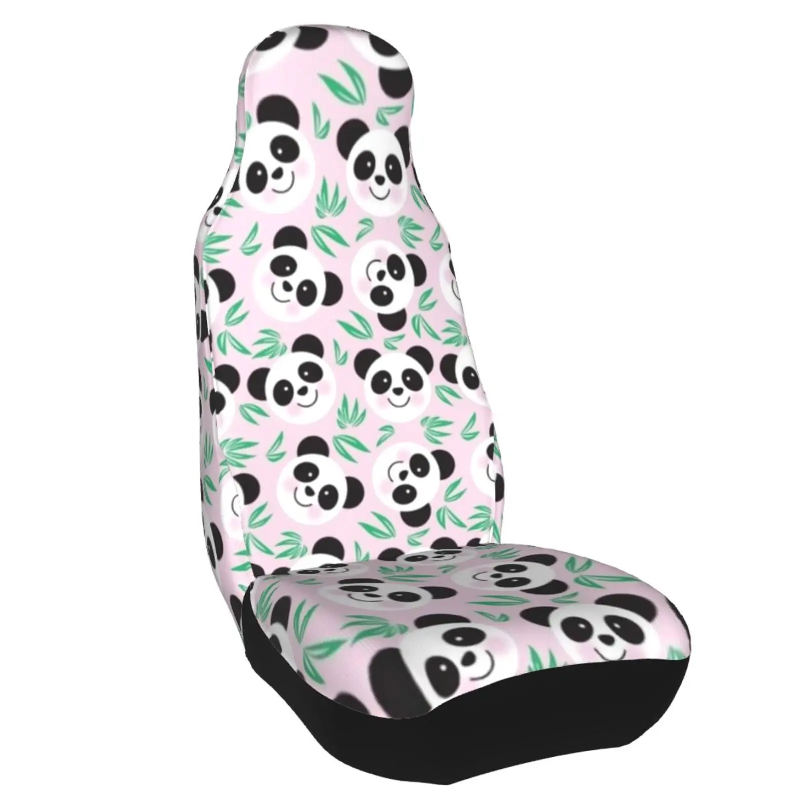 1/2 PCS Universal Protector Car Seat Cover Front Back 3D Cute Animal Panda Car Seat Belt Cover Padding Auto Toyota