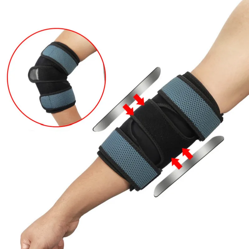 

Arm Elbow Plates Fracture Brace Splint Adjustable Brace Elbow Stabilizer Fixed Elbow Joint With Support 2 Steel Protector