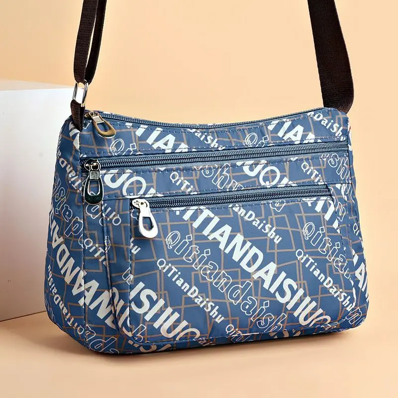 2023 New Women Oxford Canvas Bag Women Bag Large Capacity Multi layer Bag Single Shoulder Crossbody Bag Cloth Bag