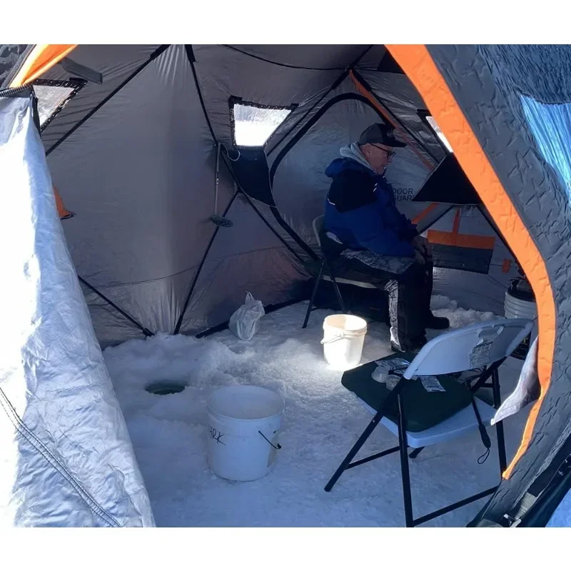 Всплывающий портативный изолированный укрытие для зимней рыбалки кемпинга и