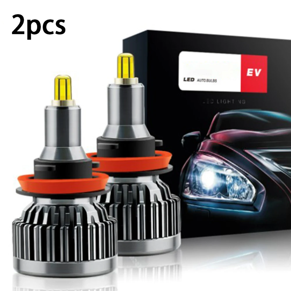 

High Quality Car Headlight Fog Lights Turbo Led H7 Auto Headlight H8 HB3 HB4 Led H7 H11 1 Pair Of 2PCS 2pcs Auto