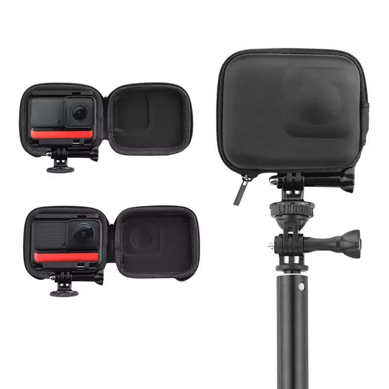 

Чехол для переноски, миниатюрная сумка для хранения, водонепроницаемый защитный чехол для Insta360 ONE R / 4K панорамная версия, аксессуары для спо...