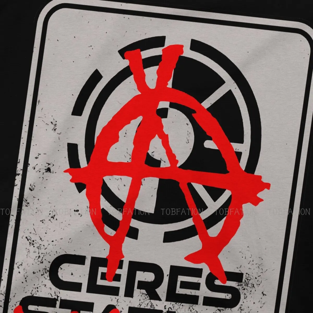 Мужская футболка с коротким рукавом и надписью Станция Джо |