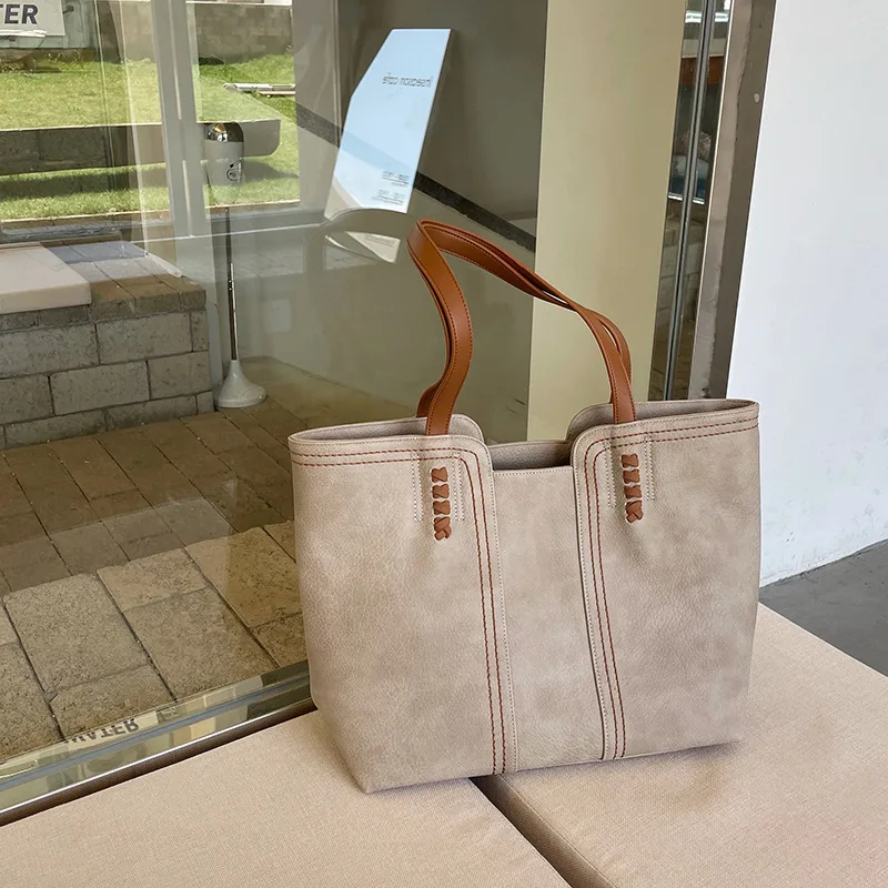 Женская Сумка Через Плечо В Стиле Ретро Мягкая Искусственная Кожа Черная Хаки