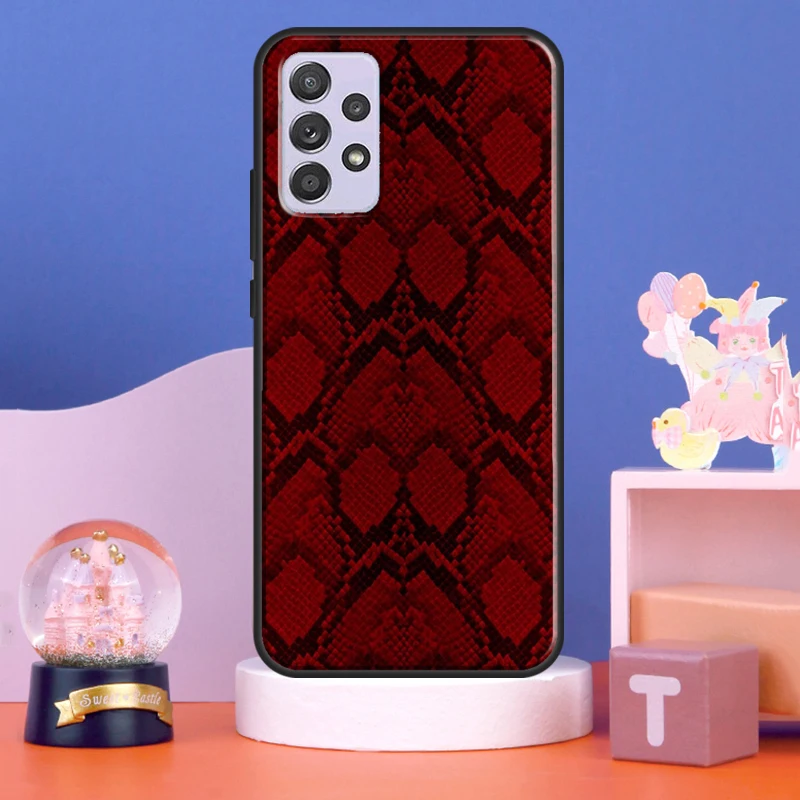 Чехол для телефона Python Snake Skin для Samsung A52 A72 A32 A12 A22 A71 A51 A14 A54 A52S A34 A70 A13 A33 A53 A73.
