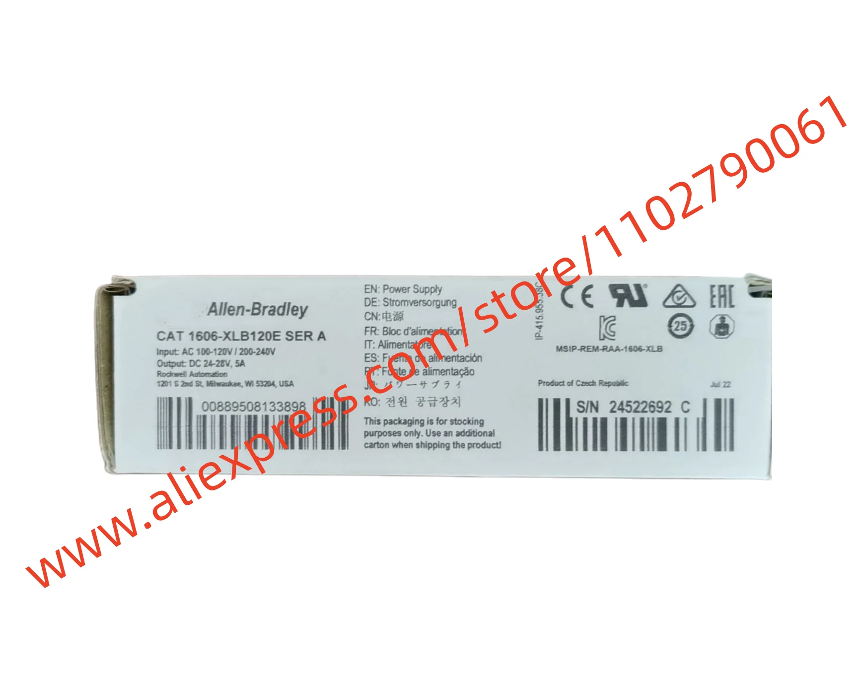 

1606-XLB120E 1606-XLB240E 3.5-acnr15 1769-PA4 только для новых оригинальных аутентичных продуктов