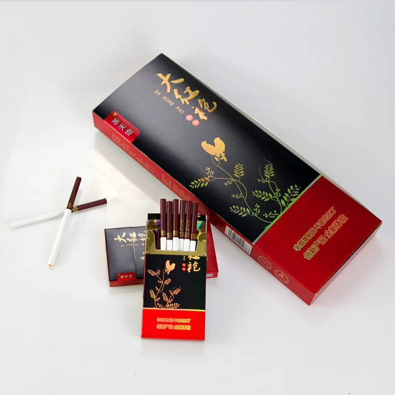 

200PCS 10Packs Tea Cigarettes Smoke Mixed Flavor Men Women Health Cigarettes Do Not Contain Nicotine Tobacco smoking accessories