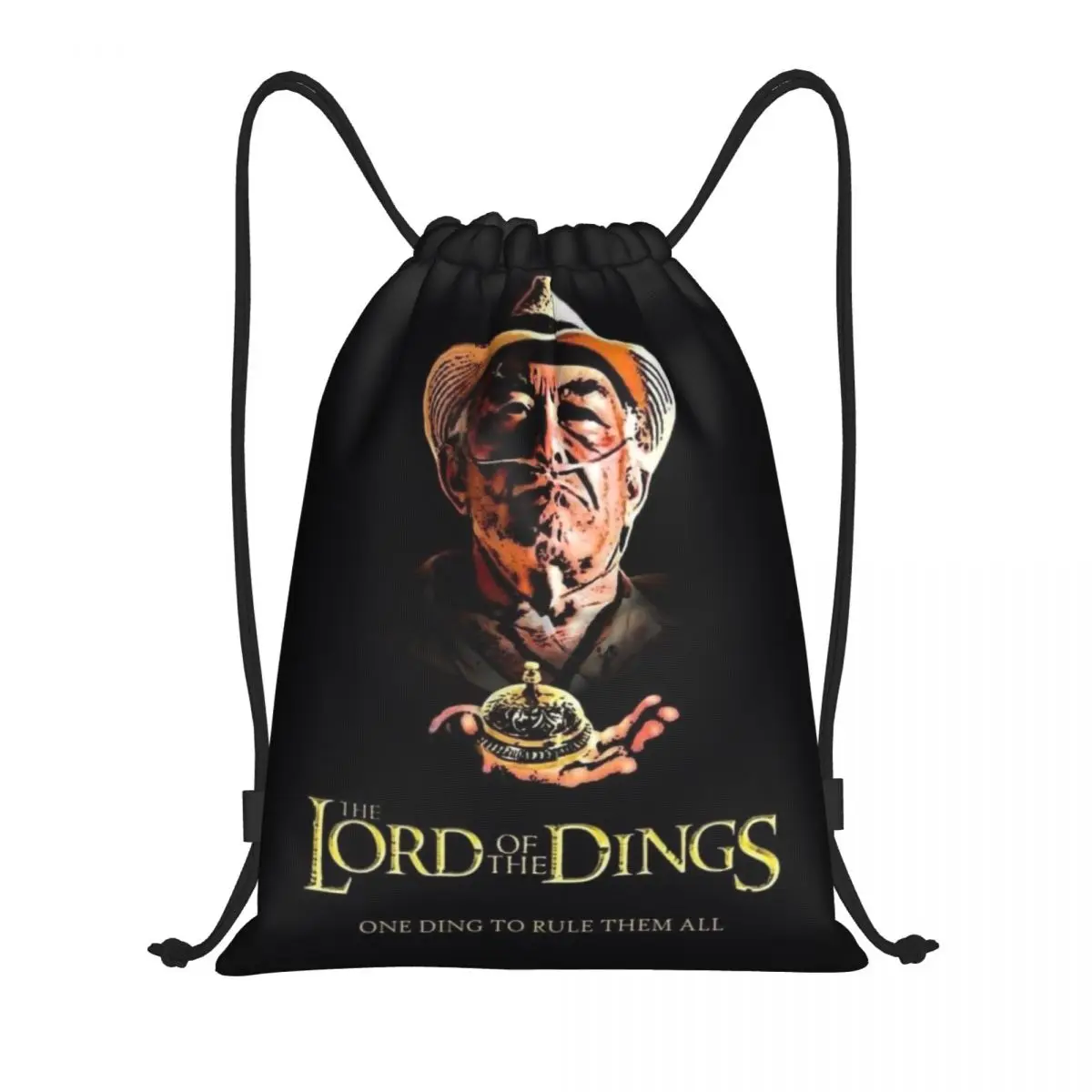 Lord Of The Dings Drawstring Backpack Women Men Sport Gym Sackpack Foldable TV Show Heisenberg Breaking Bad Training Bag Sack