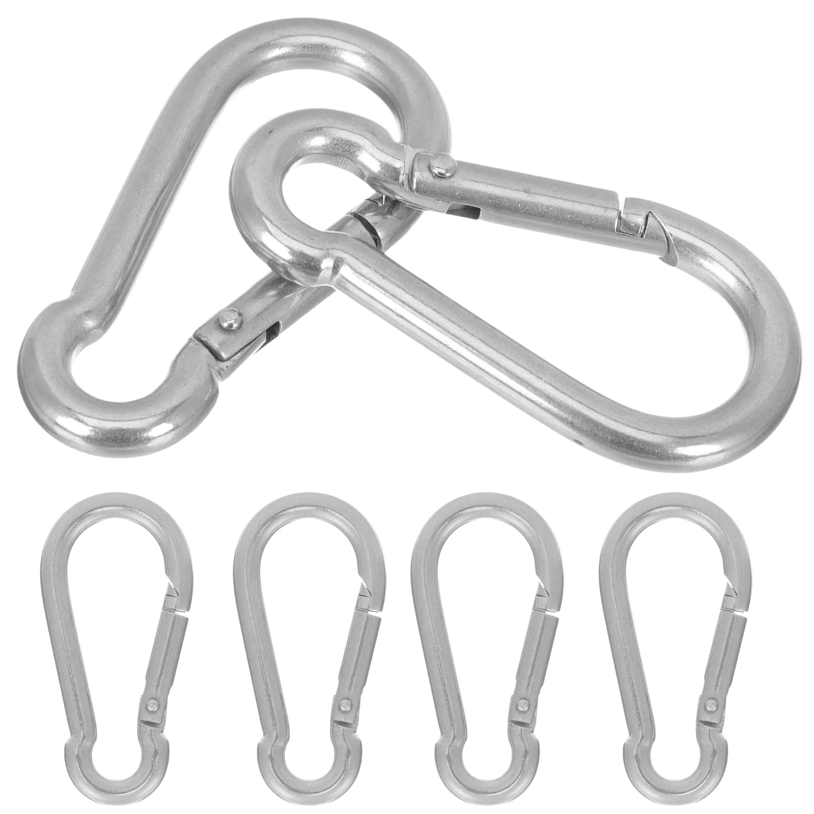 

Carabiner Hook Hanger Connector Lock Climbing Camping Hooks Gym Ring Key Smallcarabiners Heavy Duty Steel Buckle Buckles