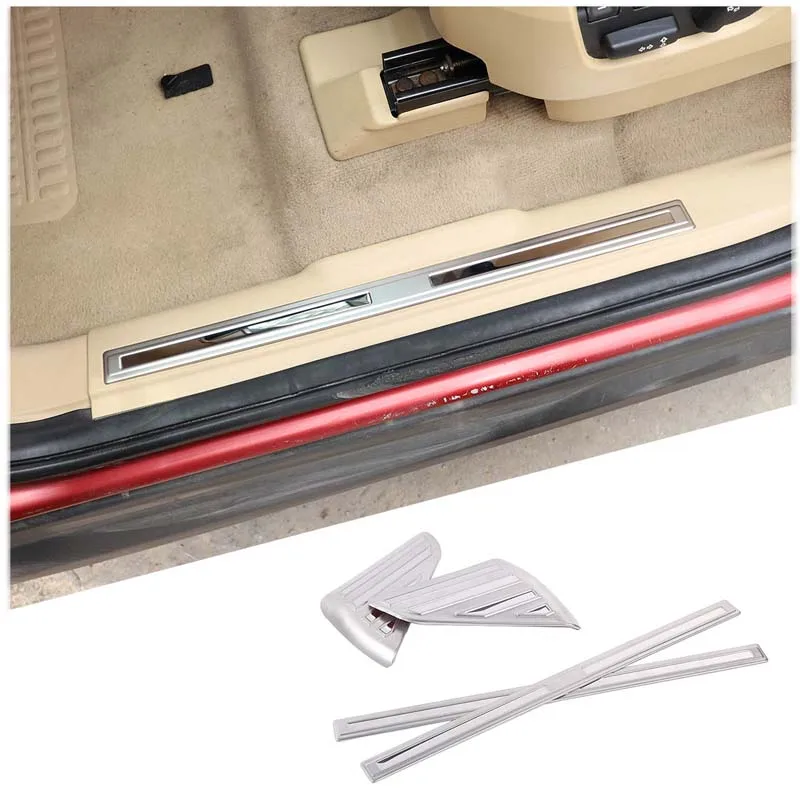 

For Land Rover Freelander 2 2009-2015 Car Door Sill Plate Guards Cover Welcome Pedal Scratch Resistant Durable Trim Accessories