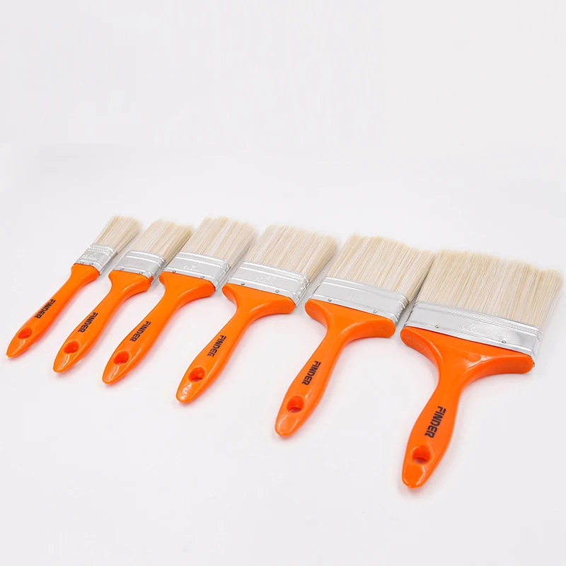 

Clearance Sale 6 Pcs 1-4" Paint Brush Set PTE Hair Oil Brush Available Acrylic Paint Brushes for Art Supply or Home Decoration