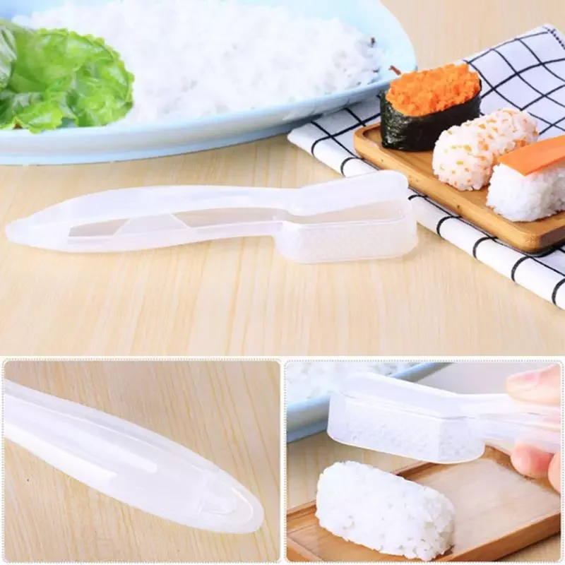 

Nigiri Sushi Mold Onigiri Rice Ball Maker Warship Sushi Mold Bento Oval Rice Ball Making Breakfast Kitchen Tools Kit