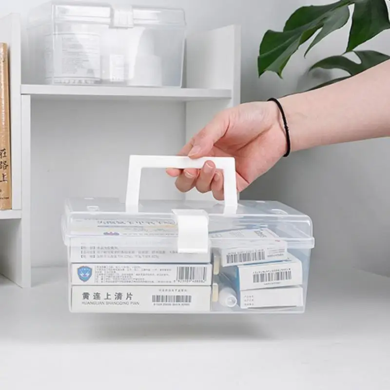 

Медицинский пластиковый контейнер для лекарств, чехол для таблеток, набор для оказания первой помощи, многофункциональный портативный кон...