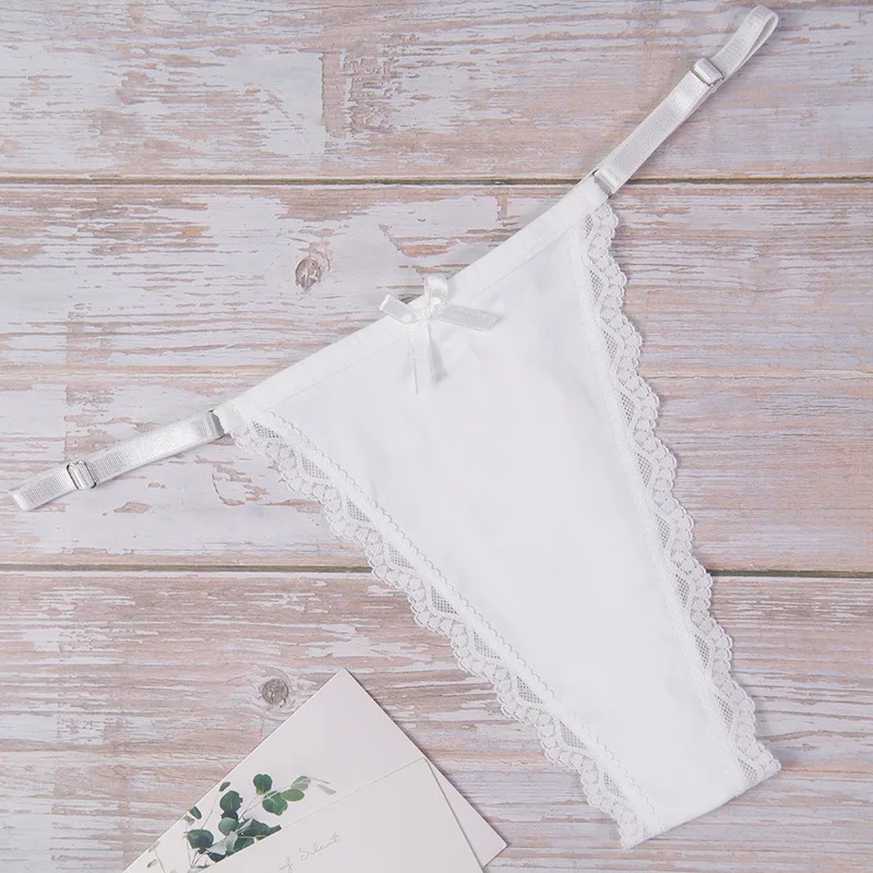 

Трусики-стринги женские с регулируемыми бретельками и низкой талией