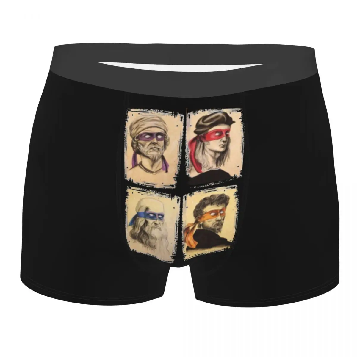 

Funny Boxer Science Turtles Shorts Panties Briefs Men Underwear Physics Math Teacher School Polyester Underpants for Homme S-XXL