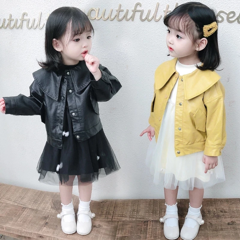 

Демисезонное и зимнее пальто для маленьких девочек, детские куртки для девочек, модная меховая куртка, детские пальто, верхняя одежда, одежд...