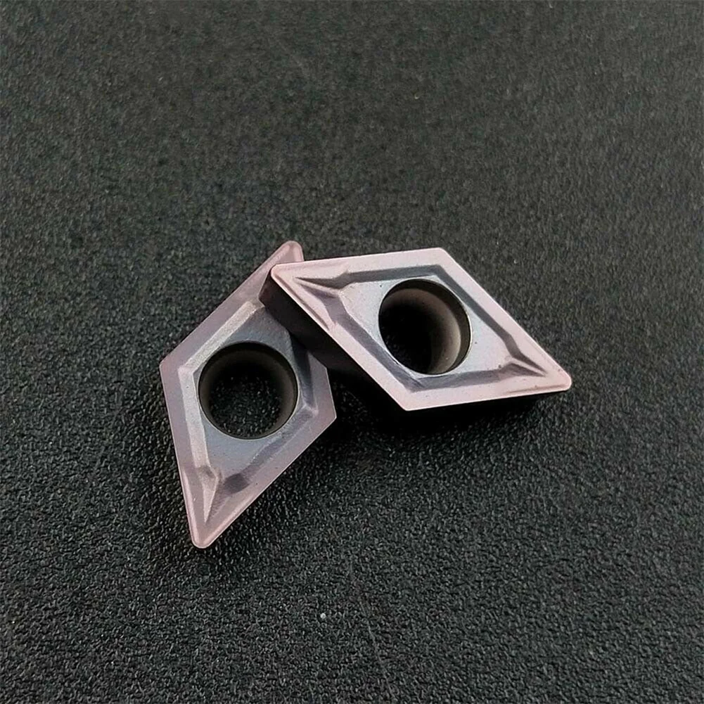 

Carbide Inserts W/Wrench Gold Processing Steel US735 10 PCS 12x7x2mm 87mm Carbide PVD DCMT070204 For Lathe Tools