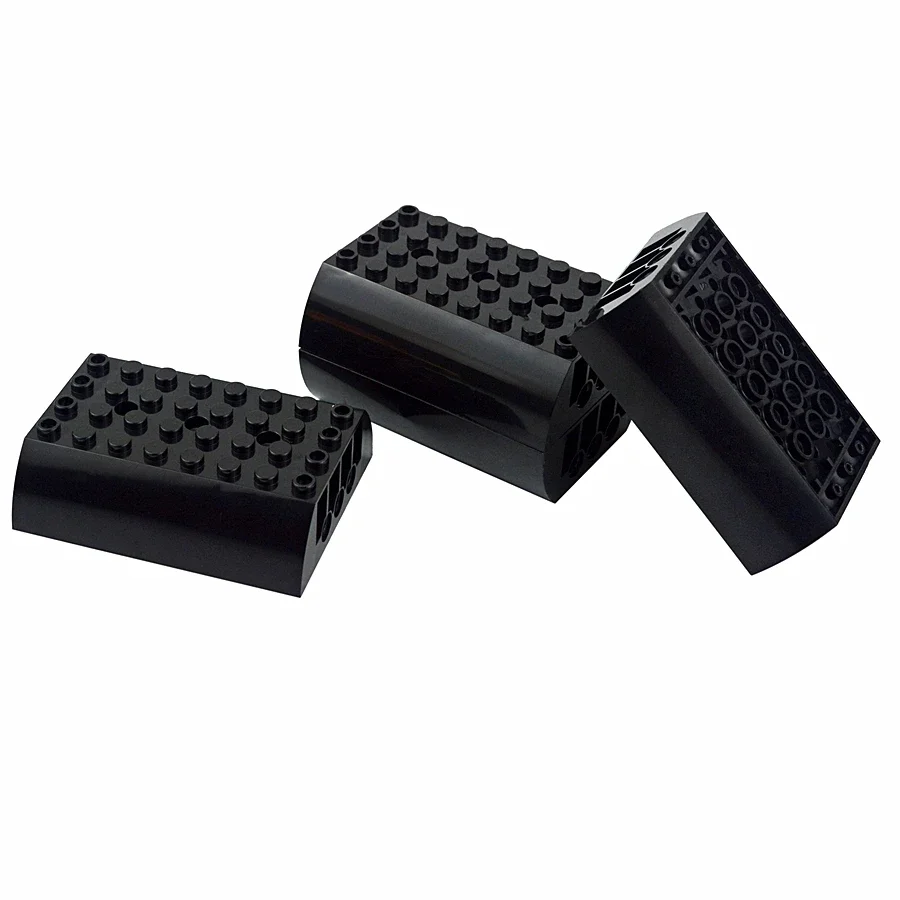 MOC технический строительный блок 8x6x2 изогнутые специальные кирпичи 8x8x2