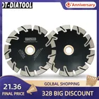 Бриллиантовые лезвия для пилы с глубокими зубцами, горячее прессование, гранит, мрамор, бетон, режущие диски, 2 шт.