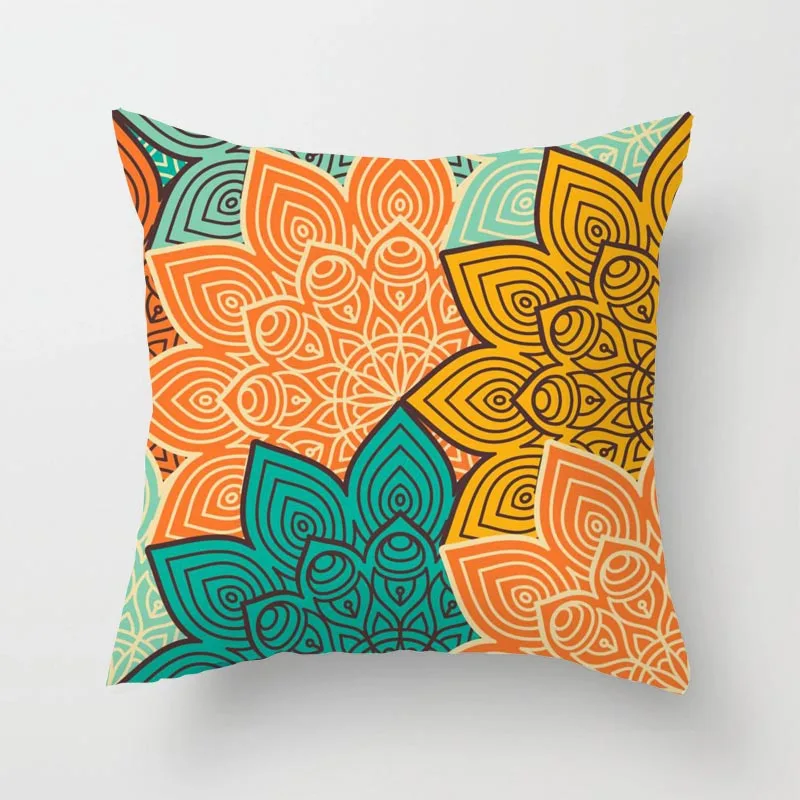 

Абстрактные декоративные наволочки с цветами, наволочки для диванных подушек с абстрактным геометрическим рисунком, домашний декор (45x45 см)