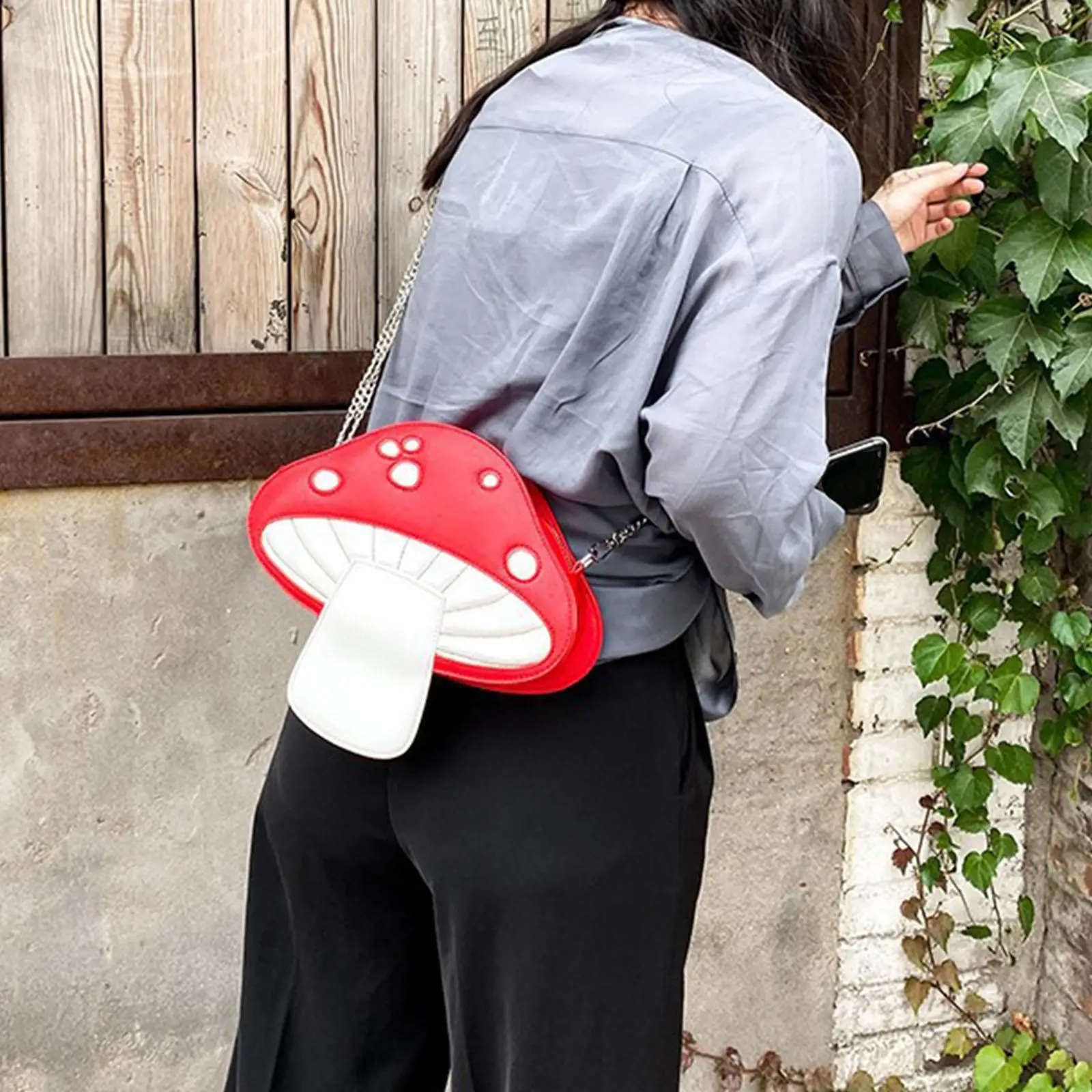 Женская сумка из искусственной кожи в форме гриба