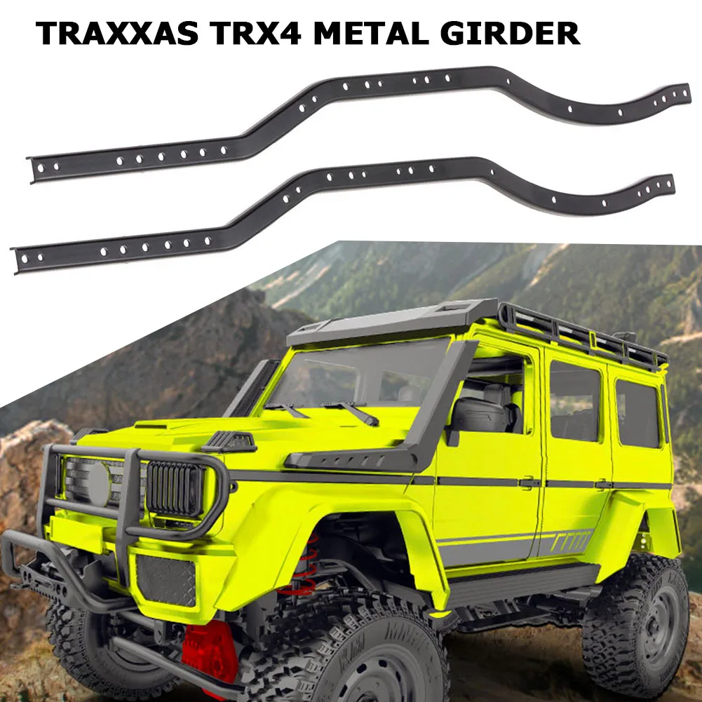 

2pcs RC Car Chassis Side Frame Rails Steel Metal Fiber Beams for RC Car Crawler Spare Part Mount Bracket Gadgets